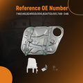 Window Regulator Motor Front Left for Hyundai Elantra (2009–2012) 824712L001
