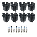Set of 8 Ignition Coils & Spark Plugs for Yukon XL V8 (2000–2023)