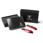 Carbon Fiber Red Remote Key Fob Cover for Porsche 911 Panamera Cayman