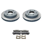 DuraGo Front Rotors & Bosch QuietCast Ceramic Brake Pads Kit for Tahoe (2007–2014)