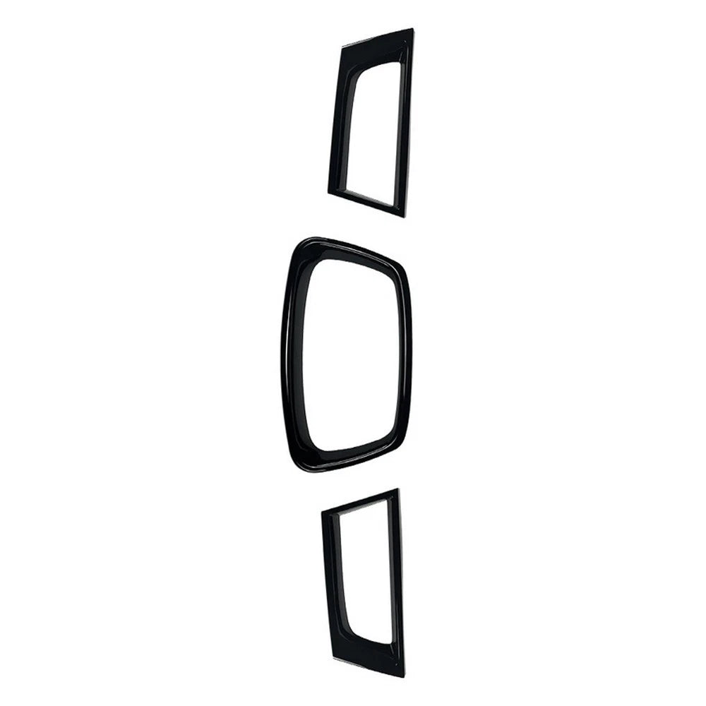 3X Gloss Black Front Grille Trim for Subaru Impreza WRX MK6 (2006–2007)