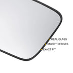 Left Side Heated White Mirror Glass for Hyundai Santa Fe (2007-2012)