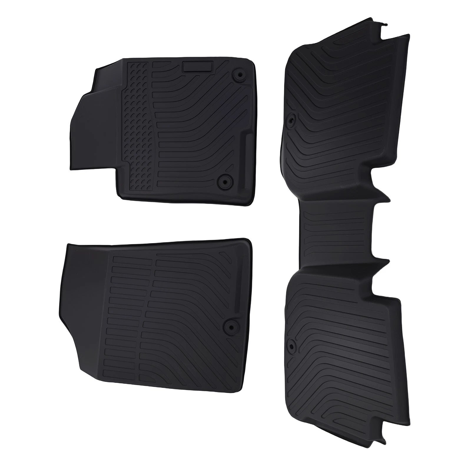 All-Weather TPE Rubber Floor Mats for Kia Optima & Hyundai Sonata (2015–2020)