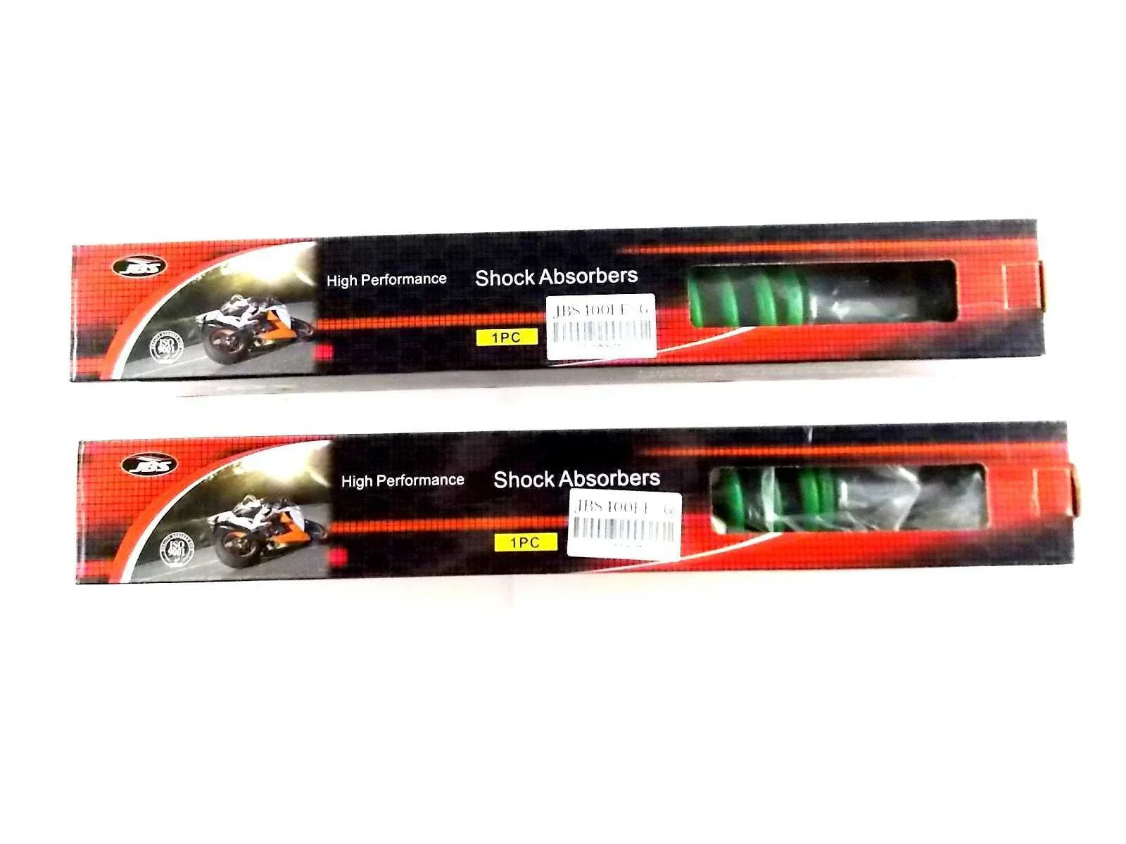 400mm Green/Chrome Rear Shock Absorbers for Honda XL125S