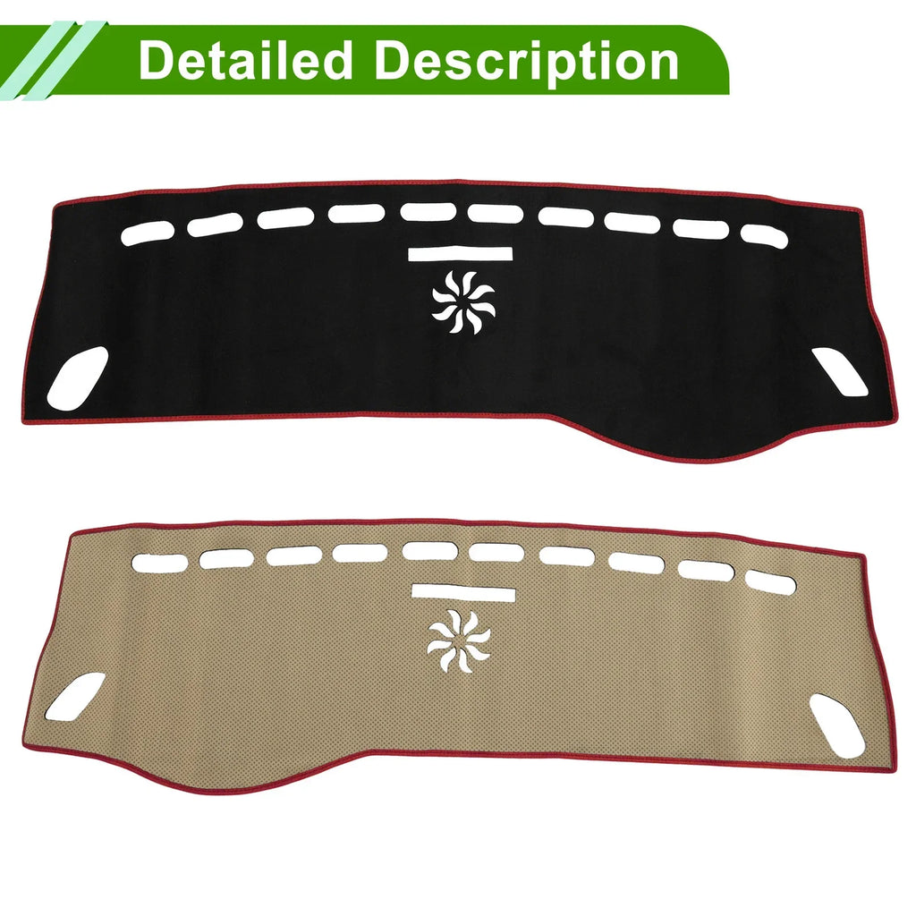 Dashboard Cover Mat for Mercedes A-Class 2013-2017 Sun Protector Pad Black Red