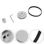 GT2 Timing Belt Closed Loop 200mm Pulley Set (20 Teeth & 60 Teeth) for 3D Printer