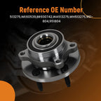 5-Bolt Rear Wheel Hub Kit for Ford Edge Lincoln MKT MKX (2007–2019)