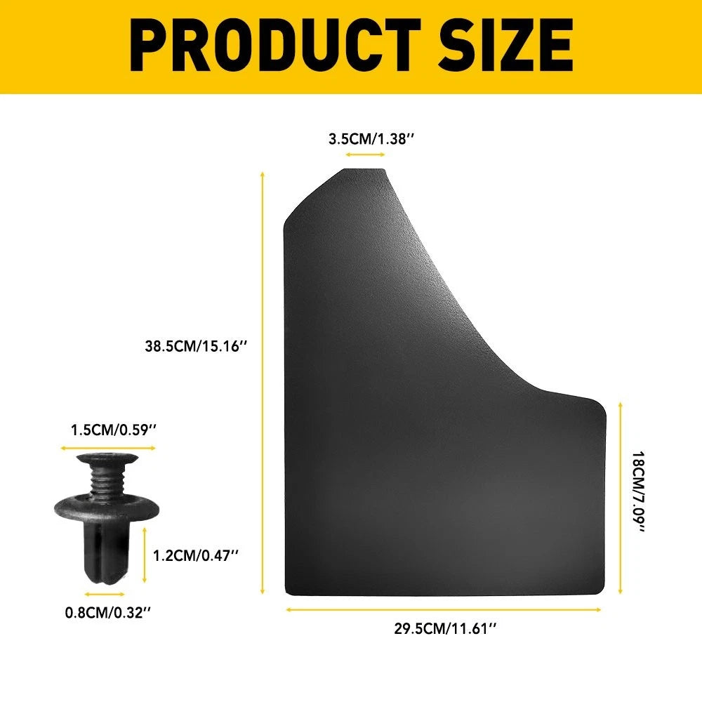 Set of 4 Mud Flaps for Toyota Corolla (1998–2002)
