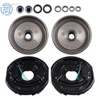 Trailer Hub Drum Kit 5 Lug 5" & Electric Brakes for 3500 lbs Axle (10"x2-1/4")