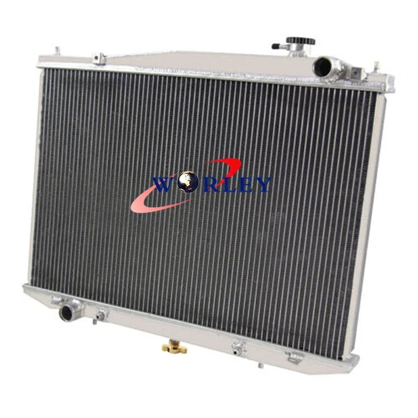 3 Row Aluminum Radiator for Nissan Navara D22 1997-2001 3.2L Diesel