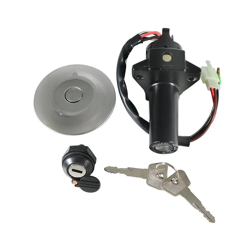 Fuel Gas Cap & Ignition Key Switch Seat Lock for Yamaha YBR125 (2005–2009)