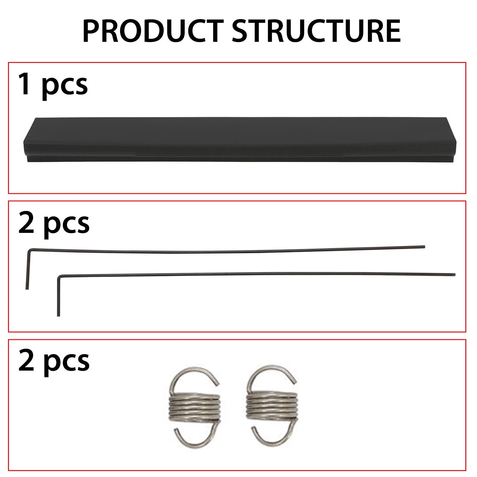 Flex Step Tailgate Trim Cap Molding for Ford F250 F350 Super Duty (2011–2016)