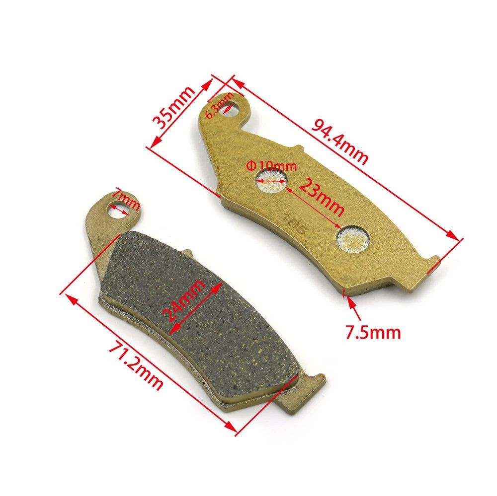 Front Brake Pads FA185 for Suzuki RM 125 T/V/W (1996–1998)