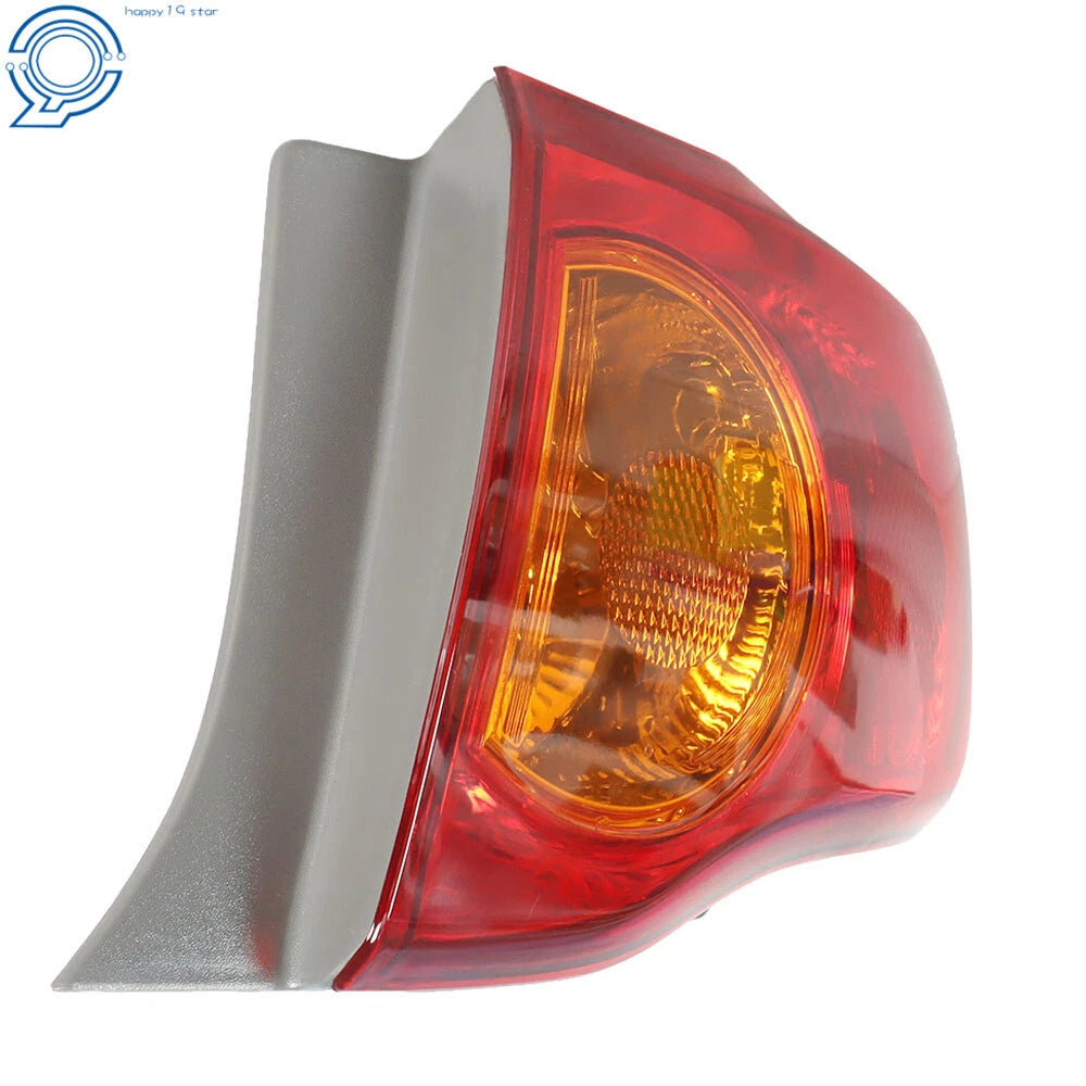 Set of 2 Chrome Tail Lights for Toyota Corolla (2009-2010)