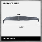 TPE Dash Cover Cap Overlay for Dodge Ram 1500 2500 3500 (2002–2005)