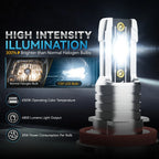 H8 CSP LED Headlight Fog Light Bulbs Conversion Kit for