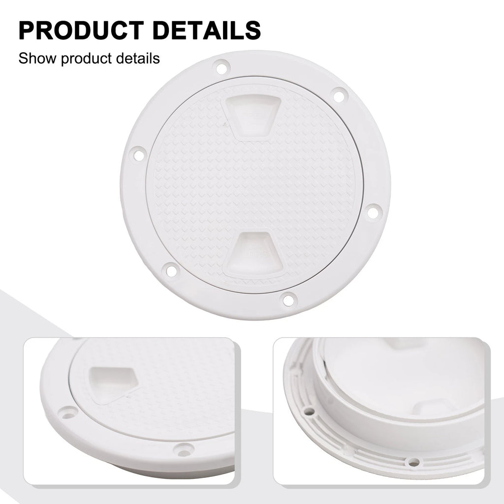 Inspection Access Deck Plate for Boat Yacht Marine Access Hatch Cover 5.9x7.8ih