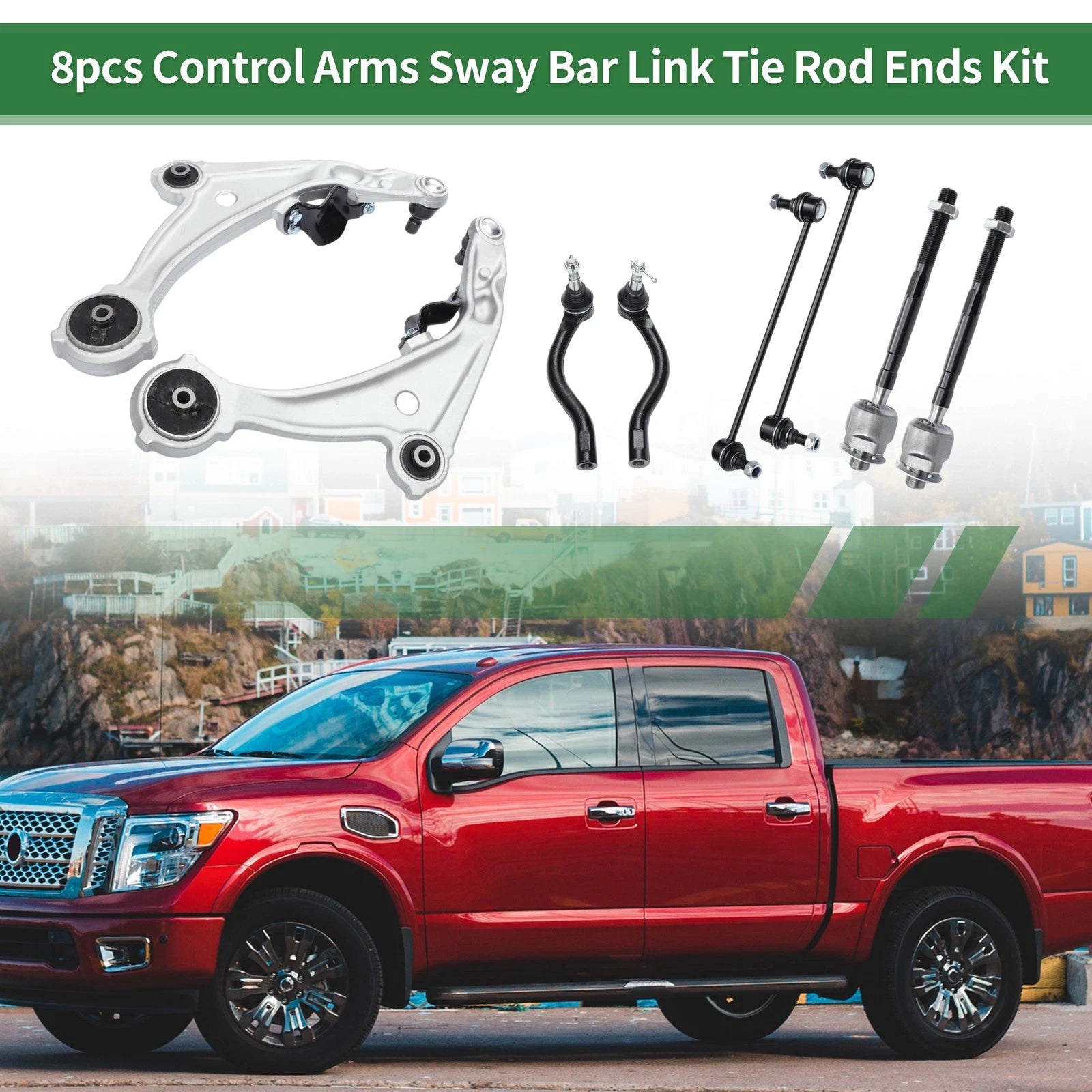 8pcs Front Suspension Control Arm Kit for Nissan Altima (No. ES800357/ES800358)
