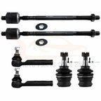 6pc Tie Rods & Lower Ball Joints Kit for Subaru Legacy & Impreza