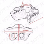 Outer ABS Batwing Upper Front Fairing Cowl for Harley Road Glide (1998–2013)
