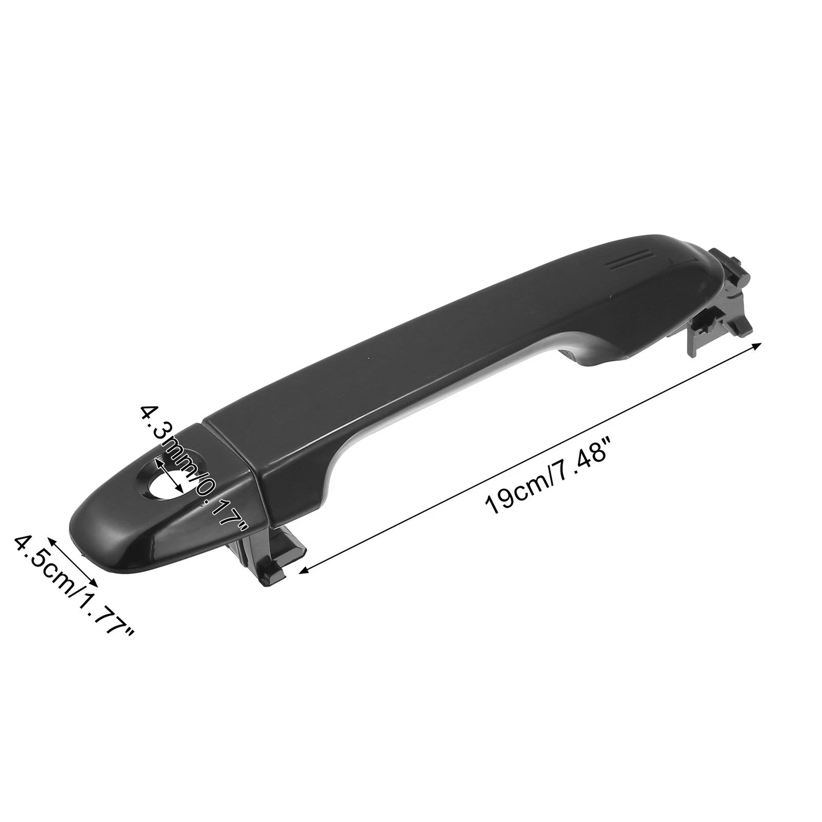 Front Left Driver Side Door Handle for Toyota Camry (2012–2017) Black