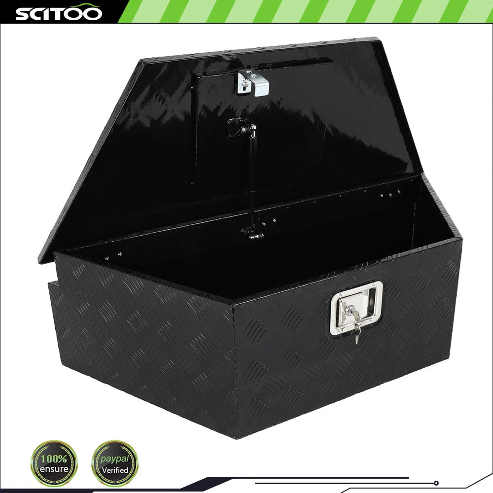 Aluminum Trailer Tongue Tool Box for Pickup Truck (39"x16.5"x12")