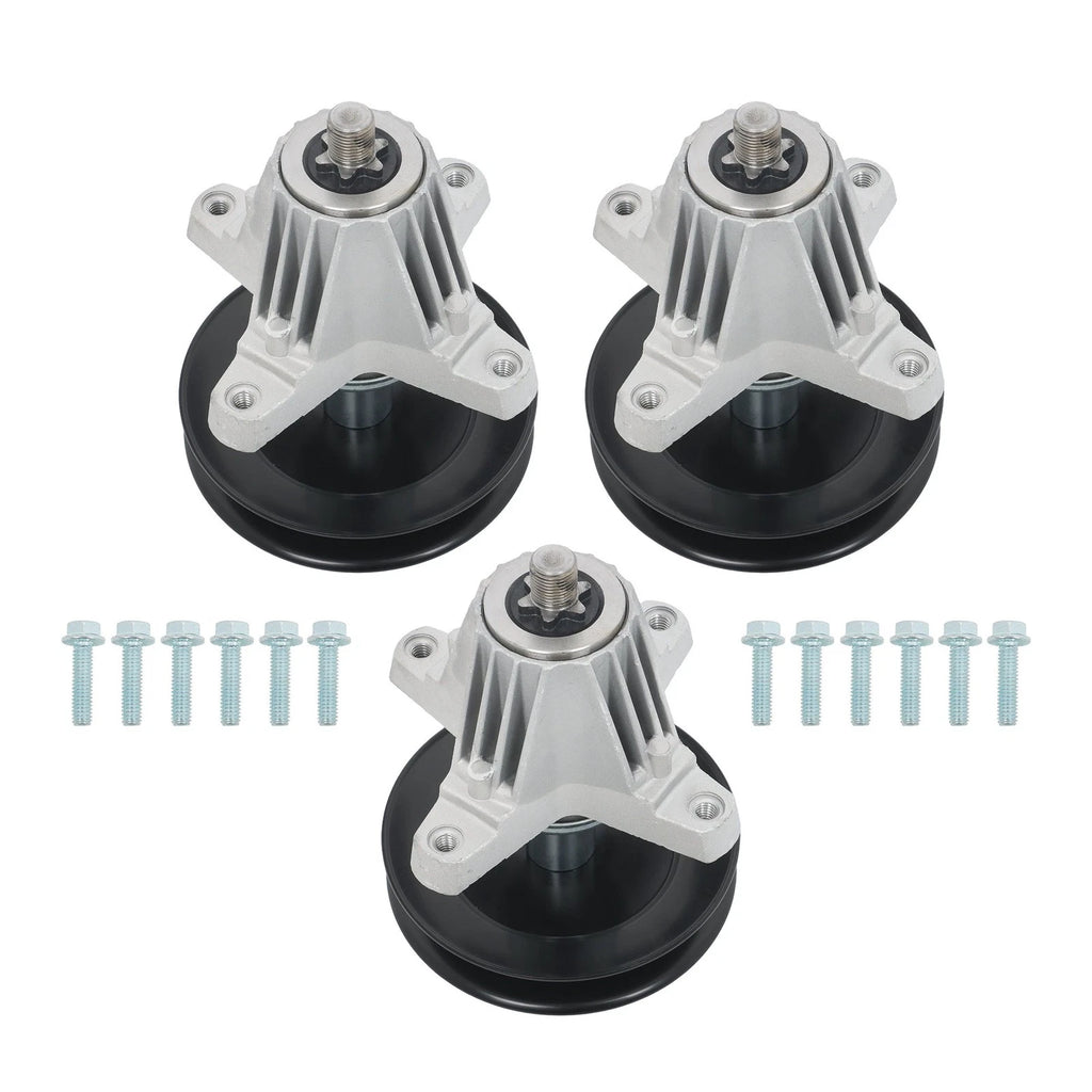 Set of 3 Spindle Assembly for MTD Cub Cadet Troy Bilt