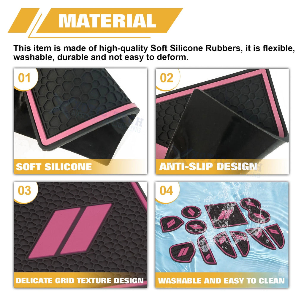 Car Interior Anti-Dust Mats Accessories for Dodge Challenger (2015-2023)