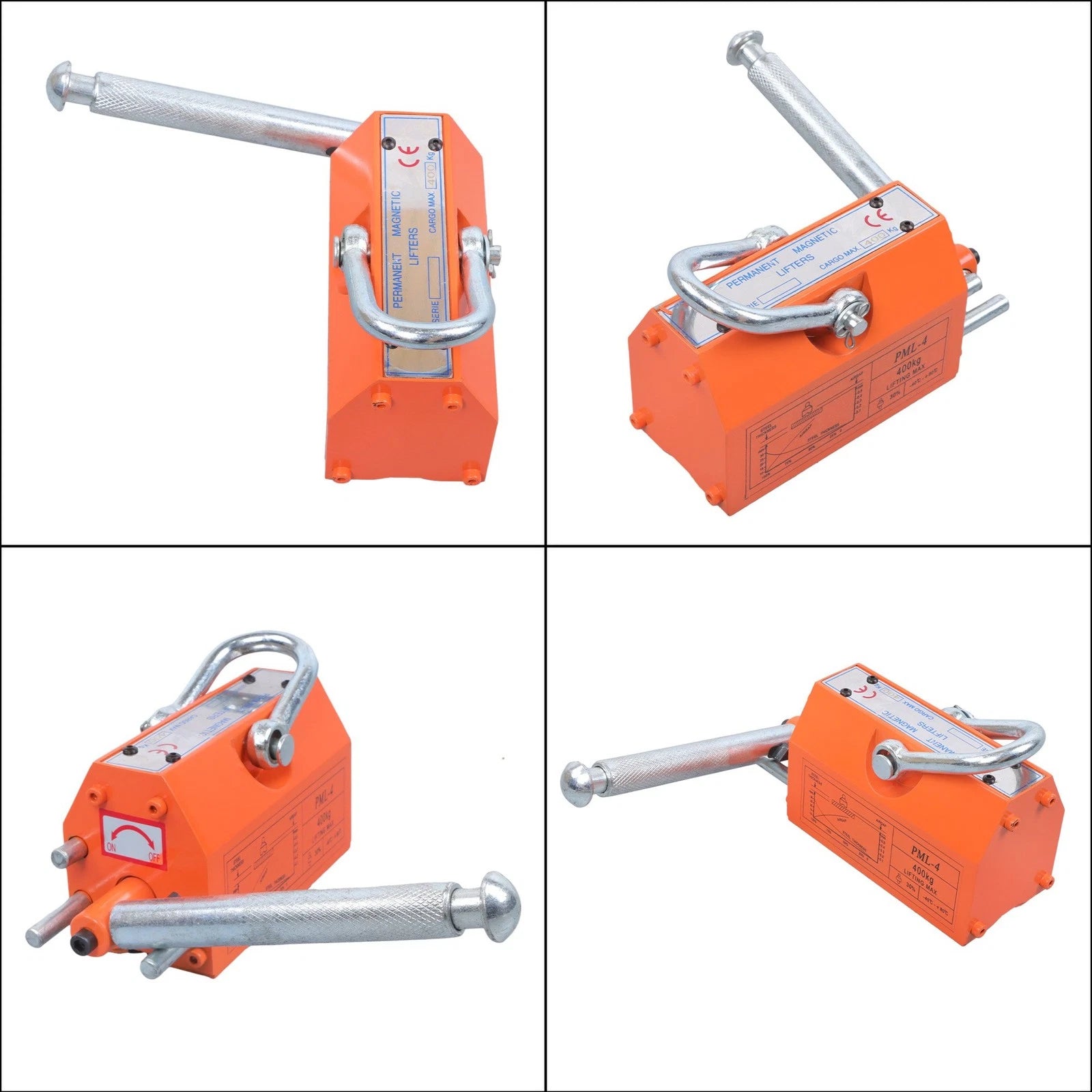 Magnetic Lifter for Hoisting (880 lbs Capacity)