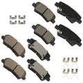 Set of 4 Ceramic Brake Pads for Elantra GT Veloster (2016–2017)