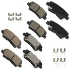 Set of 4 Ceramic Brake Pads for Elantra GT Veloster (2016–2017)