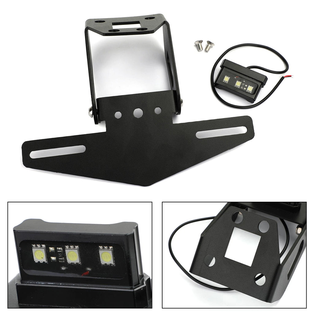 License Plate Holder Bracket for Kawasaki Ninja 400 (2018–2019), Ninja 250, Z400 (2019–2020)