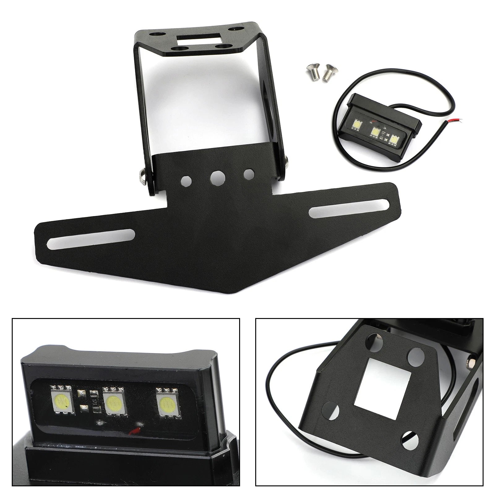 License Plate Holder Bracket for Kawasaki Ninja 400 (2018–2019), Ninja 250, Z400 (2019–2020)
