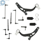 Set of 12 Front Lower Control Arm Ball Joint Tie Rod Ends for Ford Explorer (2011–2017)