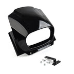 Glossy Black Headlight Fairing for Harley M8 Softail Fat Bob FXFB (2018–2022)