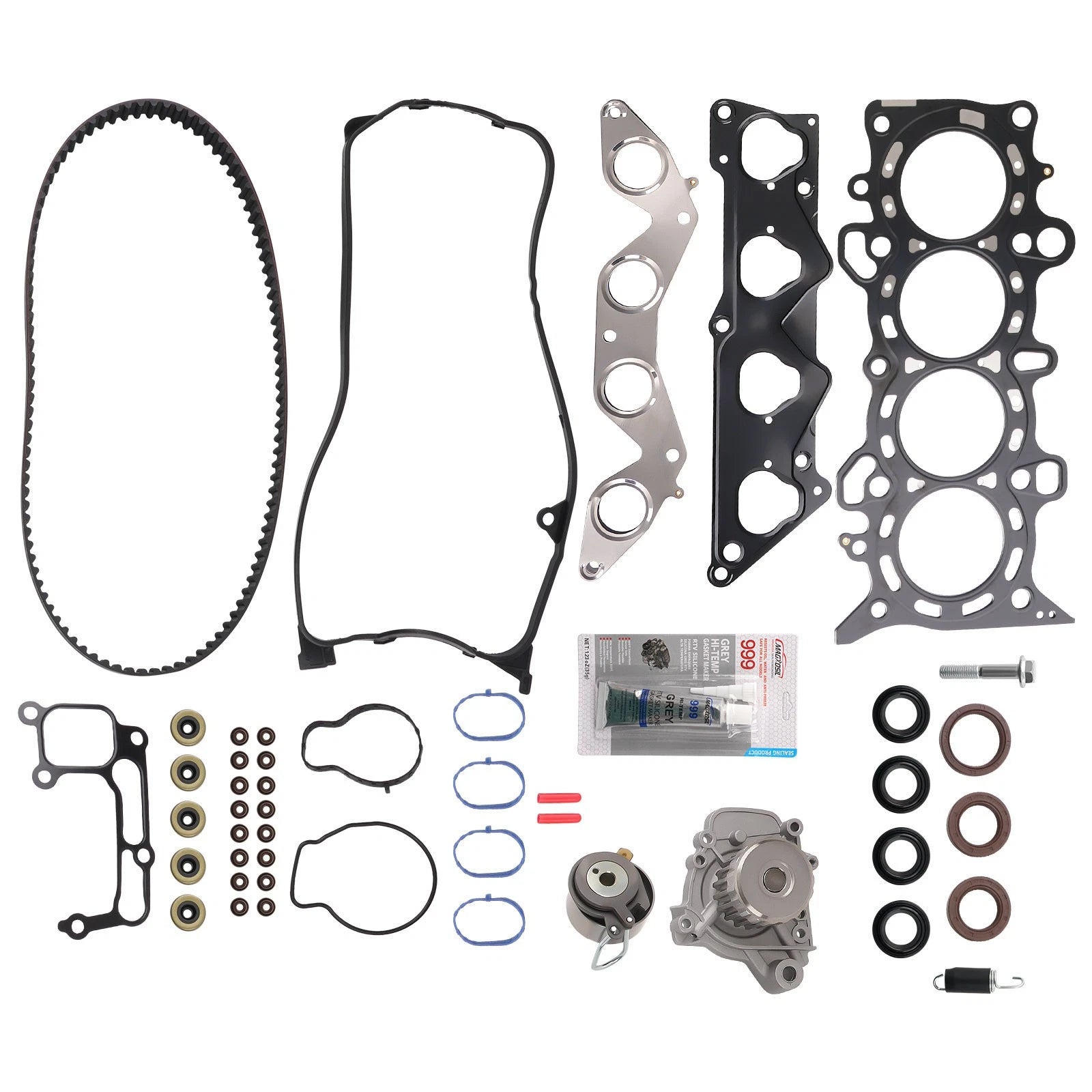 Timing Belt Water Pump Head Gasket Set for Honda Civic (2001–2005) 1.7L SOHC