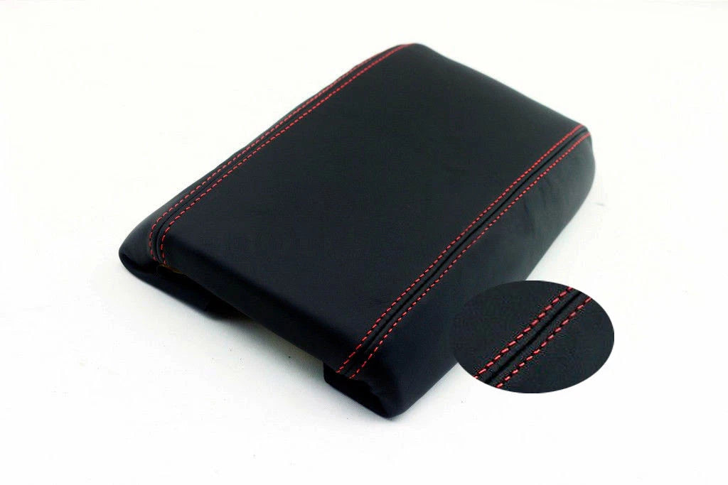 Center Console Armrest Cover for Camaro (1997–2002) Red Stitch