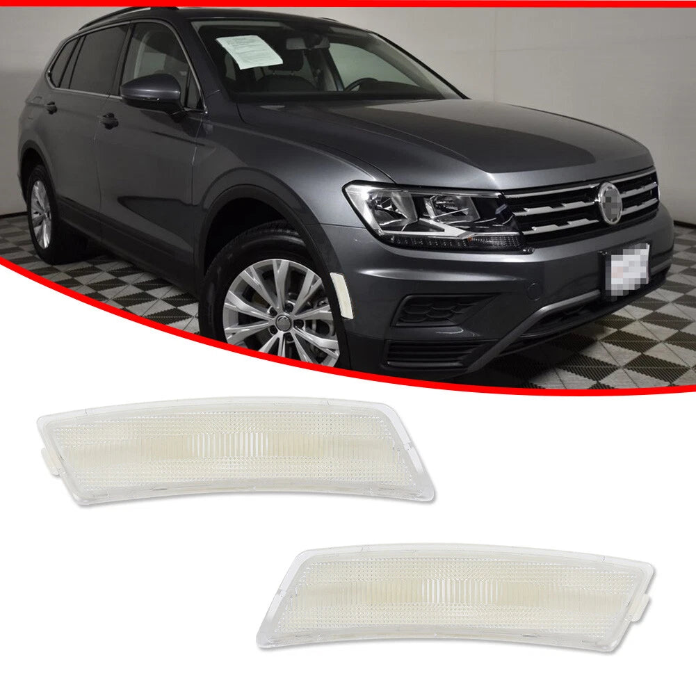 2X Clear Lens Front Side Marker Light Kit for VW Tiguan (2018–2023)