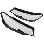 Pair Front Headlight Lens Covers for BMW 3 G20 (2019–2021)