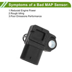 MAP Sensor for BMW 1 (F21) (2015–2019) No.13628637897