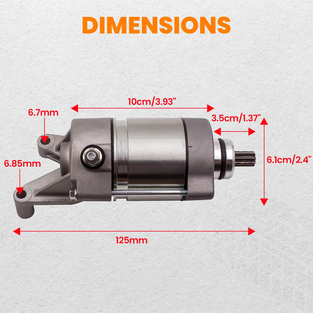 12V Starter Motor for Yamaha YZF R1 (2009-2014)