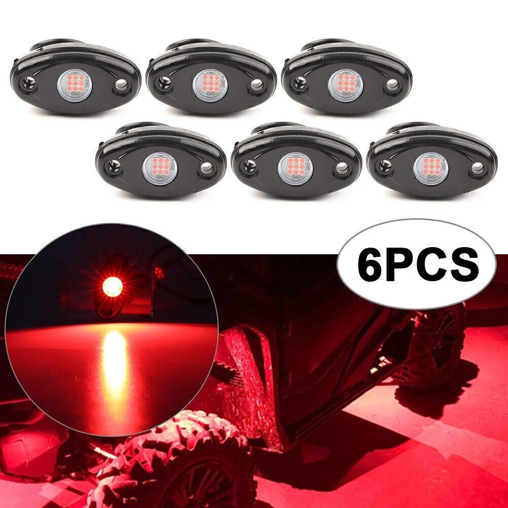 9W Red LED Rock Light for Jeep (Offroad Truck, Under Body)