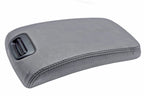 Leather Console Lid Armrest Cover for Nissan Maxima (2000–2003) Gray
