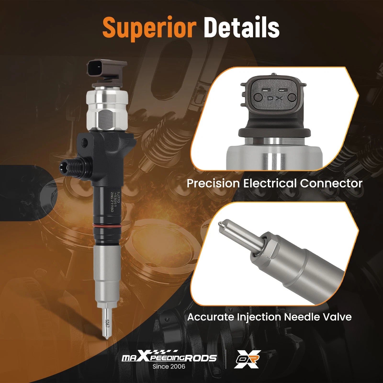 Diesel Injector for Kubota SSV75 SSV75C SSV75P (1995–1995)