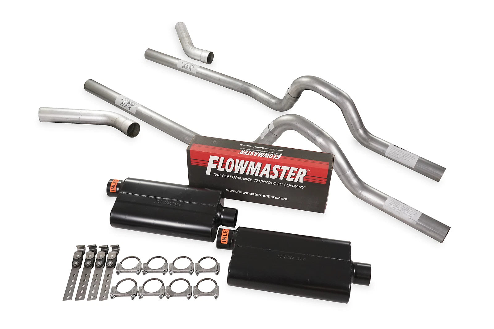Dual Exhaust Kit 2.5" Flowmaster 50 Series for Ford F-Series (1967–1972)