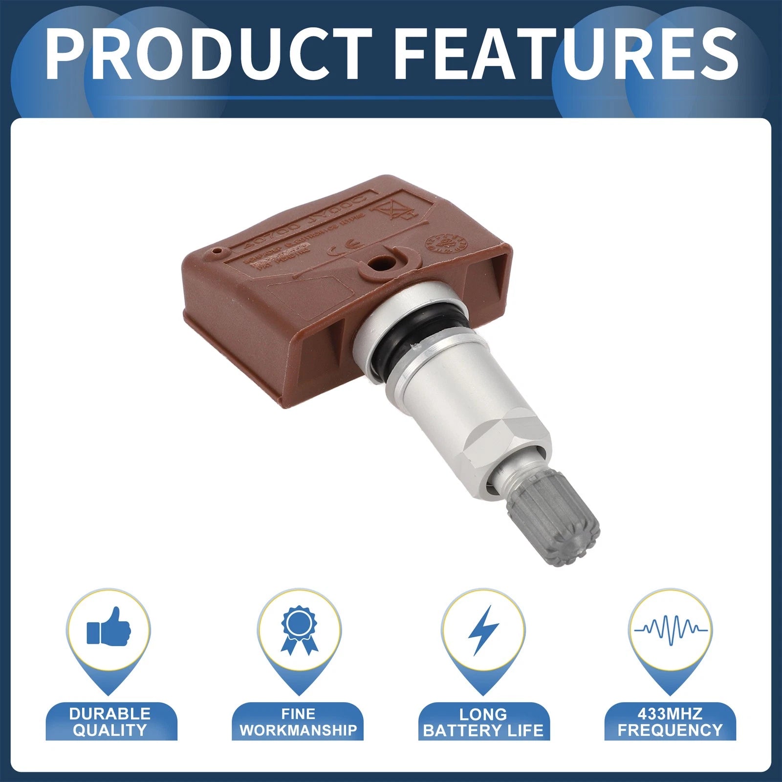 Tire Pressure Sensor 433MHZ for Nissan Pathfinder (2003–2012) No.40700JY00C