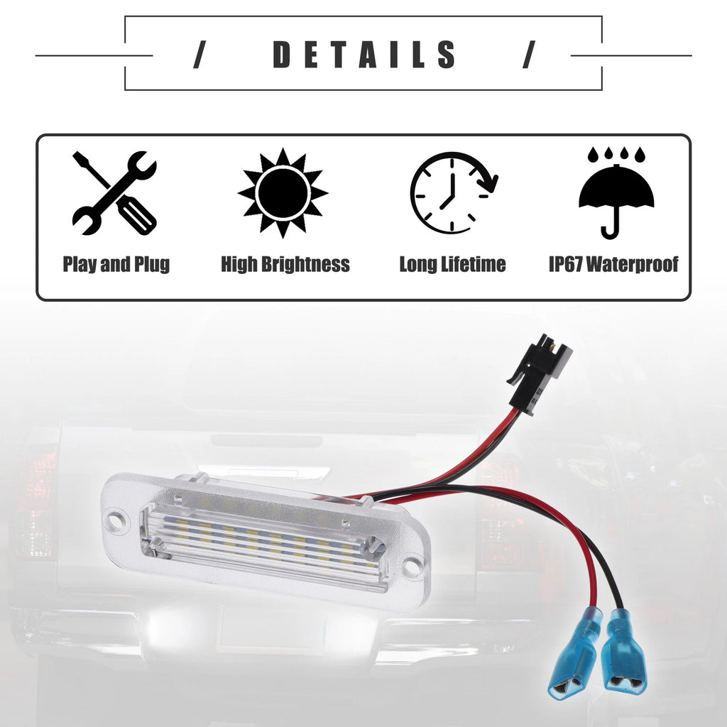 2pcs LED License Plate Light for Mercedes-Benz G500 (2013–2021) No.A4639060046