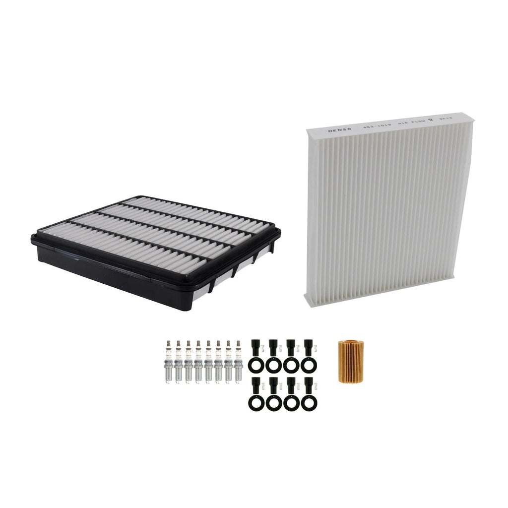 Tune Up Kit with 8 NGK Spark Plugs & Boots for Land Cruiser LX570 Tundra