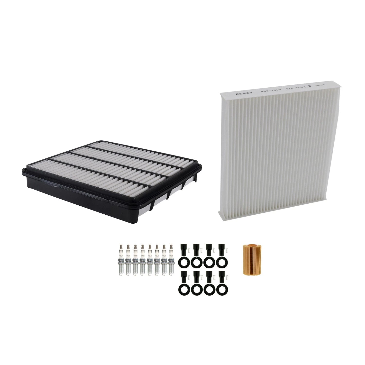 Tune Up Kit with 8 NGK Spark Plugs & Boots for Land Cruiser LX570 Tundra