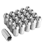 20Pcs J2 7075 Forged Aluminum M12x1.5 Knurled Top Lug Nut Kit + Adapter for